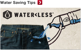 waterless levis jeans